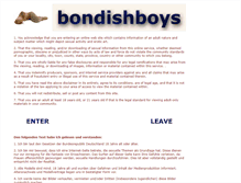 Tablet Screenshot of bondishboys.com